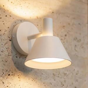 Lucande Εξωτερικός φωτιστικός τοίχου LED Tabena, λευκό ματ, IP44, CCT, Λευκό, Αλουμίνιο, σύγχρονο
