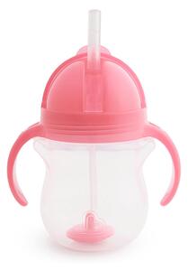 Ποτήρι Εκπαιδευτικό 207ml Με Καλαμάκι Munchkin Tip & Sip Pink