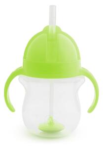 Ποτήρι Εκπαιδευτικό 207ml Με Καλαμάκι Munchkin Tip & Sip Green