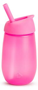 Παγούρι 296ml Με Καλαμάκι Munchkin Simple Clean Straw Cup Pink