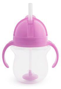 Ποτήρι Εκπαιδευτικό 207ml Με Καλαμάκι Munchkin Tip & Sip Cup Purple