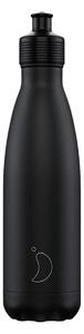 Μπουκάλι Θερμός 500ml Chilly's Με Sport Πώμα Black