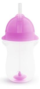 Ποτήρι Εκπαιδευτικό 296ml Με Καλαμάκι Munchkin Tip N Sip Tall Purple