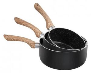 Σετ κατσαρόλες Livoo Sauce MEP115 - 3 τεμάχια - Brown/Black
