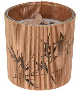 Αρωματικό Κερί CC5061720 Με περιτύλιξη Bamboo, 10 x 10cm Σε άρωμα Sandalwood