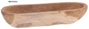 Διακοσμητικό Μπωλ από Teak Wood 40x11x7cm
