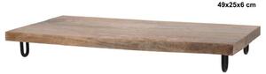 Δίσκος σερβιρίσματος mango wood, 49x25x6 cm