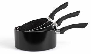 Σετ Κατσαρόλες Livoo MEN125N - 3 Τεμάχια - Black