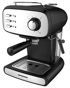 Καφετιέρα Espresso Heinner HEM-1100BKX με ισχύ 850W, χωρητικότητα δοχείου νερού 1,2L και πίεση 15 bar