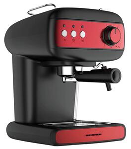Καφετιέρα Espresso Heinner HEM-1100BKRD με ισχύ 850W, χωρητικότητα δοχείου νερού 1,2L και πίεση 15 bar