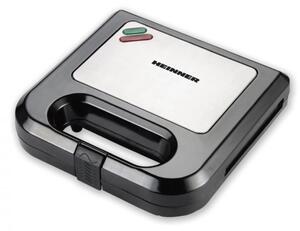 Τοστιέρα Heinner Magnet SM-K750BKS με ισχύ 750W, αντικολλητικές πλάκες γκριλ και χωρητικότητα 2 Τοστ