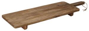Δίσκος σερβιρίσματος Excellent Houseware με λαβή - Ξύλο Mango - 100x28.5x7.5cm