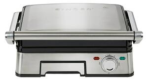 Τοστιέρα - Γκριλιέρα Singer Panini Grill PG-2000 με ισχύ 1800W, αποσπώμενες πλάκες και επιφάνεια ψησίματος 29 x 23 cm