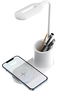 Φωτιστικό Γραφείου LED Fontastic (261831) με Ασύρματο Φορτιστή - Λευκό