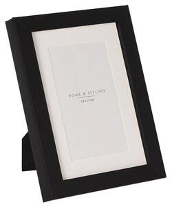 Κορνίζα H&S Collection με πασπαρτού, βάση, διαστάσεις 17x22cm και διαστάσεις φωτογραφίας 10x15cm