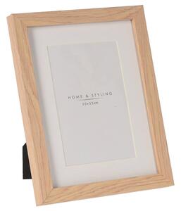 Κορνίζα H&S Collection με πασπαρτού, βάση, διαστάσεις 17x22cm και διαστάσεις φωτογραφίας 10x15cm