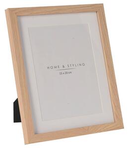 Κορνίζα H&S Collection με πασπαρτού, βάση, διαστάσεις 22x27cm και διαστάσεις φωτογραφίας 15x20cm