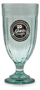 Ποτήρι Glass Drops Casual (1393) Από ανακυκλωμένο γυαλί, Χωρητικότητας 400ml, Διαστάσεων Ø 9.5 x Υ 18.5 cm