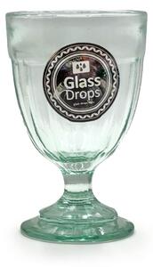 Ποτήρι Glass Drops Casual (1394) Από ανακυκλωμένο γυαλί, Χωρητικότητας 250ml, Διαστάσεων Ø 9.5 x Υ 14 cm