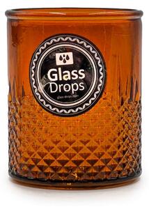 Ποτήρι Glass Drops Diamante (2394DB48) Από ανακυκλωμένο γυαλί, Χωρητικότητας 400ml, Διαστάσεων Ø 8.7 x Υ 10.5 cm, Topaz