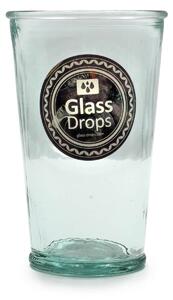 Ποτήρι Glass Drops Αuthentic (2176) Από ανακυκλωμένο γυαλί, Χωρητικότητας 300ml, Διαστάσεων Ø 8 x Υ 13 cm