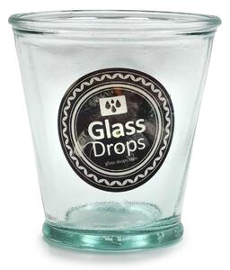 Ποτήρι Glass Drops Αuthentic (2198) Από ανακυκλωμένο γυαλί, Χωρητικότητας 220ml, Διαστάσεων Ø 9 x Υ 9 cm