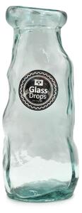 Διακοσμητικό Βάζο Glass Drops Sac (4658) Από ανακυκλωμένο γυαλί, Χωρητικότητας 1L, Διαστάσεων Ø 10 x Υ 25cm