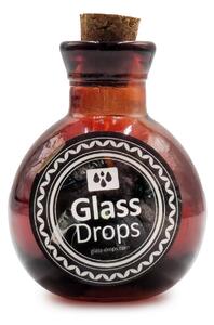 Διακοσμητικό Μπουκάλι με πώμα Glass Drops Βοlas (5321DB738) Aπό 100% ανακυκλωμένο γυαλί, Xωρητικότητας 125ml, Διαστάσεων Ø 7 x Υ 10 cm, Τerracotta