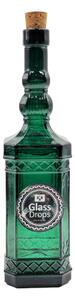 Διακοσμητικό Μπουκάλι με πώμα Glass Drops Miguelete (5032DB734) Aπό 100% ανακυκλωμένο γυαλί, Xωρητικότητας 500ml, Διαστάσεων Ø 7 x Υ 27 cm, Αlbahaca
