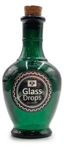 Διακοσμητικό Μπουκάλι με πώμα Glass Drops Andalucia (5620DB734) Aπό 100% ανακυκλωμένο γυαλί, Xωρητικότητας 250ml, Διαστάσεων Ø 8 x Υ 15 cm, Albahaca