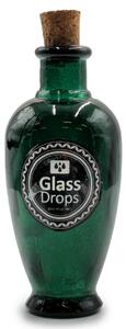 Διακοσμητικό Μπουκάλι με πώμα Glass Drops Castilla (5621DB734) Aπό 100% ανακυκλωμένο γυαλί, Xωρητικότητας 250ml, Διαστάσεων Ø 7 x Υ 15 cm, Albahaca