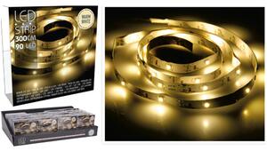 Ταινία LED - 3 Μέτρα, 90 LED φωτάκια, με μπαταρία - Θερμό Λευκό