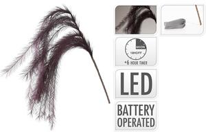 Διακοσμητικό κλαδί με φτερά με φωτισμό LED - 130cm