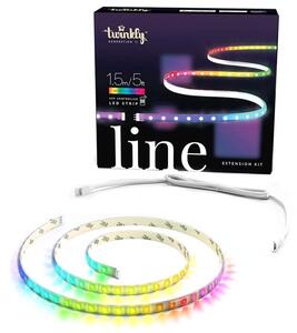 Smart Ταινία LED Twinkly Line Extension (TWL100ADP-W) 1.5 Μέτρο, 90 LED RGB, με Λευκό Καλώδιο, Βluetooth, WiFi, Dimmer Και Έλεγχο μέσω Κινητού Τηλεφών