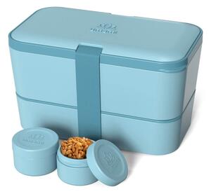 Δοχείο Φαγητού Lunch Box - Original Bento Box Premium Nestable Umami - Mint Blue - Κατάλληλο για Φούρνο Μικροκυμάτων
