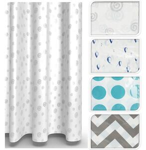 Κουρτίνα Μπάνιου Βathroom Solutions με διαστάσεις 180x180cm, σε 4 επιλογές σχεδίου