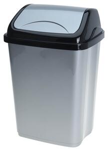 Κάδος Απορριμμάτων με Χωρητικότητα 5lt - Γκρι/Μαύρο