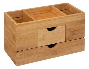 Κουτί Οργάνωσης Make up 5five από Ξύλο Bamboo, 24x12.2x14.5cm - Απόχρωση Ξύλου