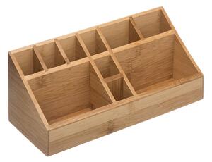 Κουτί Οργάνωσης Make up 5five από Ξύλο Bamboo, 23x9x9.5cm - Απόχρωση Ξύλου