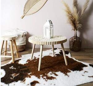 Τραπεζάκι Βοηθητικό Home Deco Factory με διαστάσεις 60x40cm - MDF & Ξύλο - Aπόχρωση ξύλου