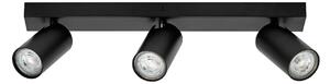 OSRAM Προβολέας οροφής OCTAGON μαύρος 3-φωτιστικό GU10-LED 927 dim, ρυθμιζόμενος, Μαύρο, Σαλόνι / τραπεζαρία, Μέταλλο, σύγχρονο