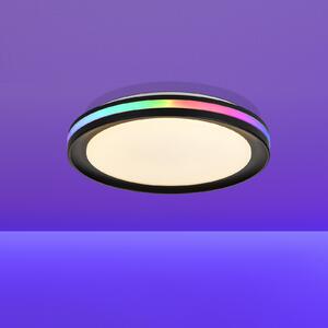 Mantra Iluminación Φωτιστικό οροφής LED Gamer, RGB, CCT, τηλεχειριστήριο, μαύρο, ρυθμιζόμενος, Μαύρο, Σαλόνι / τραπεζαρία, Μέταλλο
