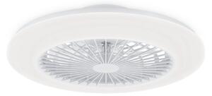 Philips Ανεμιστήρας οροφής LED Amigo, λευκός, 58 cm, CCT, DC, ρυθμιζόμενος, Λευκό, Σαλόνι / τραπεζαρία, Πλαστικό, σύγχρονο