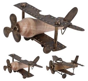 Διακοσμητικό Αεροπλάνο με διαστάσεις 27x23x13cm, σε 2 επιλογές σχεδίου