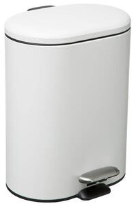Κάδος απορριμμάτων Siliflex 5Five με χωρητικότητα 6L και διαστάσεις 24.2x15.5x30.5cm - White