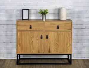 Μπουφές Abbott Home Deco Factory με διαστάσεις 100x29x80cm - Απόχρωση Ξύλου