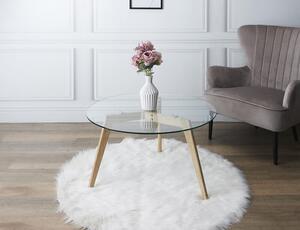 Τραπεζάκι Σαλονιού Home Deco Factory με διαστάσεις 80x80x45.5cm