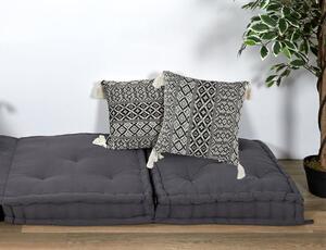 Διακοσμητικό Μαξιλάρι Tribal Home Deco Factory με κρόσσια και διαστάσεις 40x40cm