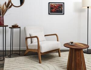 Πολυθρόνα Scott Home Deco Factory με διαστάσεις 64.5x86x75cm - Beige
