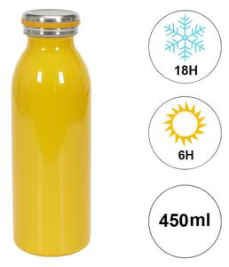 Mπουκάλι Θερμός Cook Concept με χωρητικότητα 450ml και διατήρηση θερμοκρασίας 6h ζεστό / 18h κρύο